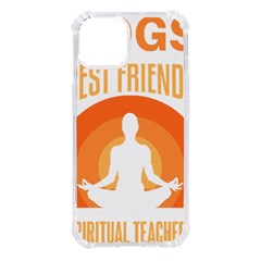 Best Friend T- Shirt Cool Dog Pet Saying T- Shirt Yoga Reflexion Pose T- Shirtyoga Reflexion Pose T- Shirt iPhone 14 TPU UV Print Case