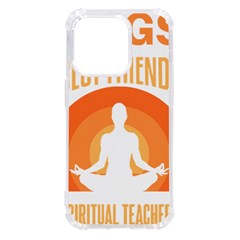 Best Friend T- Shirt Cool Dog Pet Saying T- Shirt Yoga Reflexion Pose T- Shirtyoga Reflexion Pose T- Shirt iPhone 14 Pro TPU UV Print Case