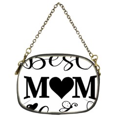 Best Mom Ever Gift T- Shirt Best Knitting Mom Ever T- Shirt Yoga Reflexion Pose T- Shirtyoga Reflexion Pose T- Shirt Chain Purse (two Sides) by hizuto