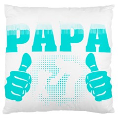 Best Papa Ever T- Shirt Best Papa Ever T- Shirt Yoga Reflexion Pose T- Shirtyoga Reflexion Pose T- Shirt Standard Premium Plush Fleece Cushion Case (two Sides) by hizuto