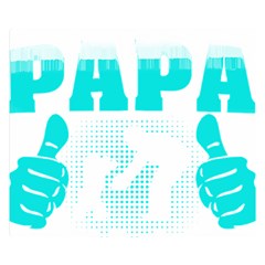 Best Papa Ever T- Shirt Best Papa Ever T- Shirt Yoga Reflexion Pose T- Shirtyoga Reflexion Pose T- Shirt Two Sides Premium Plush Fleece Blanket (small) by hizuto