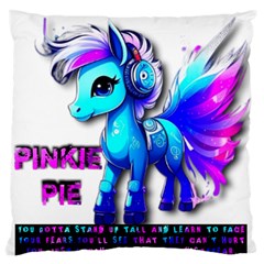 Pinkie Pie  Large Premium Plush Fleece Cushion Case (one Side) by Internationalstore