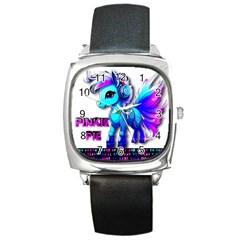 Pinkie Pie  Square Metal Watch