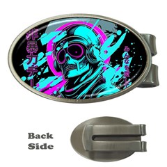 Aesthetic art  Money Clips (Oval) 