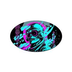 Aesthetic art  Sticker Oval (10 pack)