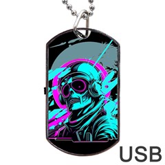 Aesthetic Art  Dog Tag Usb Flash (one Side) by Internationalstore