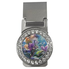 Abstract Blossoms  Money Clips (cz)  by Internationalstore