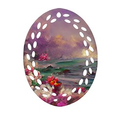 Abstract Flowers  Ornament (oval Filigree) by Internationalstore