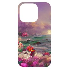 Abstract Flowers  Iphone 14 Pro Black Uv Print Case by Internationalstore