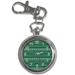 Christmas Knit Digital Key Chain Watches by Mariart