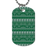 Christmas Knit Digital Dog Tag (Two Sides) Front