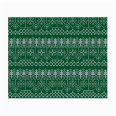 Christmas Knit Digital Small Glasses Cloth by Mariart