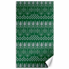 Christmas Knit Digital Canvas 40  X 72  by Mariart