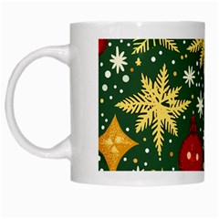 Christmas Pattern White Mug by Valentinaart