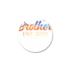 Brother To Be T- Shirt Promoted To Brother Established 2023 Sunrise Design Brother To Be 2023 T- Shi Yoga Reflexion Pose T- Shirtyoga Reflexion Pose T- Shirt Golf Ball Marker (4 Pack) by hizuto