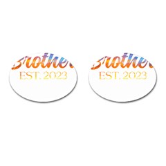 Brother To Be T- Shirt Promoted To Brother Established 2023 Sunrise Design Brother To Be 2023 T- Shi Yoga Reflexion Pose T- Shirtyoga Reflexion Pose T- Shirt Cufflinks (oval) by hizuto