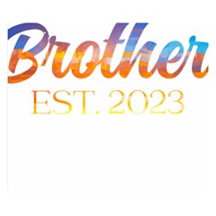 Brother To Be T- Shirt Promoted To Brother Established 2023 Sunrise Design Brother To Be 2023 T- Shi Yoga Reflexion Pose T- Shirtyoga Reflexion Pose T- Shirt Two Sides Premium Plush Fleece Blanket (sm by hizuto