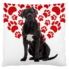 Cane Corso Gifts T- Shirt Cool Cane Corso Valentine Heart Paw Cane Corso Dog Lover Valentine Costume Yoga Reflexion Pose T- Shirtyoga Reflexion Pose T- Shirt Standard Premium Plush Fleece Cushion Case by hizuto