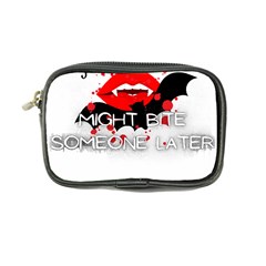 Vampire T- Shirt Feeling Cute Might Bite Someone Later T- Shirt Coin Purse by ZUXUMI