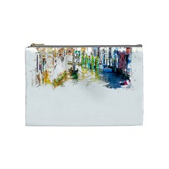 Venice T- Shirt Venice Voyage Art Digital Painting Watercolor Discovery T- Shirt (1) Cosmetic Bag (medium)