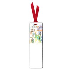 Venice T- Shirt Venice Voyage Art Digital Painting Watercolor Discovery T- Shirt (1) Small Book Marks by ZUXUMI