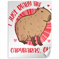 Capybara Art T- Shirt I Just Really Like Capybaras O K  T- Shirt Yoga Reflexion Pose T- Shirtyoga Reflexion Pose T- Shirt Canvas 36  X 48 