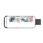 Venice T- Shirt Venice Voyage Art Digital Painting Watercolor Discovery T- Shirt Portable USB Flash (One Side) Front