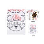 Vespa T- Shirt Hit The Road 3 T- Shirt Playing Cards Single Design (Mini) Back