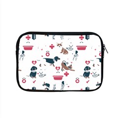 Veterinarian Gift T- Shirt Veterinary Medicine, Happy And Healthy Friends    Pattern    Coral Backgr Apple MacBook Pro 15  Zipper Case