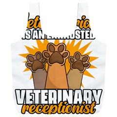 Veterinary Medicine T- Shirt Behind Every Great Veterinarian For Veterinary Receptionist T- Shirt Full Print Recycle Bag (xxl) by ZUXUMI