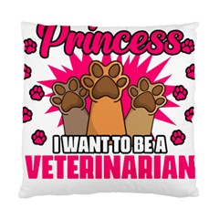 Veterinary Medicine T- Shirt Forget Glass Slippers Funny Veterinary Medicine Life Vet Med T- Shirt Standard Cushion Case (two Sides) by ZUXUMI