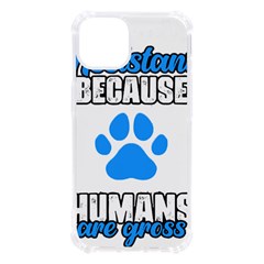 Veterinary Medicine T- Shirt Funny Veterinary Assistant Because Humans Are Gross Vet Med T- Shirt Iphone 13 Tpu Uv Print Case by ZUXUMI
