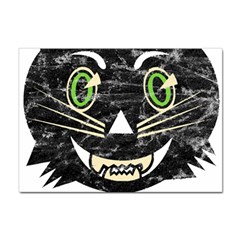 Vintage Halloween Black Cat T- Shirt Vintage Halloween Black Cat T- Shirt Sticker A4 (10 Pack)