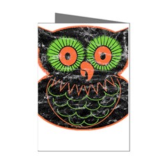 Vintage Halloween Owl T- Shirt Vintage Halloween Owl T- Shirt Mini Greeting Cards (Pkg of 8)