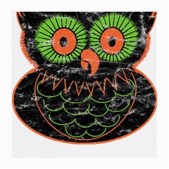 Vintage Halloween Owl T- Shirt Vintage Halloween Owl T- Shirt Medium Glasses Cloth (2 Sides)