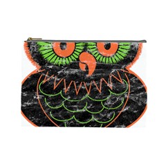 Vintage Halloween Owl T- Shirt Vintage Halloween Owl T- Shirt Cosmetic Bag (Large)