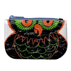 Vintage Halloween Owl T- Shirt Vintage Halloween Owl T- Shirt Large Coin Purse