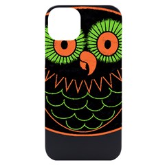 Vintage Halloween Owl T- Shirt Vintage Halloween Owl T- Shirt iPhone 14 Plus Black UV Print Case