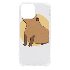 Capybara T- Shirt Cute Gentlemen Capybara T- Shirt Yoga Reflexion Pose T- Shirtyoga Reflexion Pose T- Shirt Iphone 13 Mini Tpu Uv Print Case by hizuto