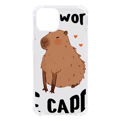 Capybara T- Shirt Cute Gentlemen Capybara T- Shirt Yoga Reflexion Pose T- Shirtyoga Reflexion Pose T- Shirt Iphone 13 Tpu Uv Print Case by hizuto