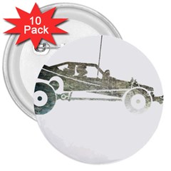 Vintage Rc Cars T- Shirt Vintage Modelcar Retro Rc Buggy Racing Cars Addict T- Shirt 3  Buttons (10 Pack)  by ZUXUMI