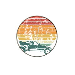 Vintage Rc Cars T- Shirt Vintage Sunset  Classic Rc Buggy Racing Cars Addict T- Shirt Hat Clip Ball Marker (10 pack)