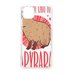 Capybara T- Shirt Just A Girl Who Loves Capybaras T- Shirt Yoga Reflexion Pose T- Shirtyoga Reflexion Pose T- Shirt Iphone 11 Pro Max 6 5 Inch Tpu Uv Print Case by hizuto