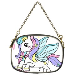 Waitress T- Shirt Awesome Unicorn Waitresses Are Magical For A Waiting Staff T- Shirt Chain Purse (one Side) by ZUXUMI