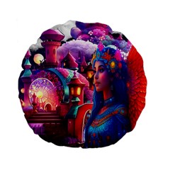 Fantasy Arts  Standard 15  Premium Flano Round Cushions by Internationalstore