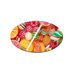 Aesthetic Candy Art Sticker Oval (100 Pack) by Internationalstore