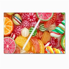 Aesthetic Candy Art Postcards 5  X 7  (pkg Of 10) by Internationalstore