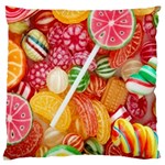 Aesthetic Candy Art Large Cushion Case (Two Sides) Front