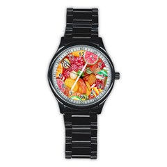 Aesthetic Candy Art Stainless Steel Round Watch by Internationalstore