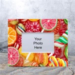 Aesthetic Candy Art White Tabletop Photo Frame 4 x6  Front